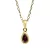 Sárga arany Rubin Nyaklánc