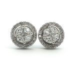 Fehérarany Gyémánt Fülbevaló