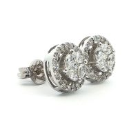 Fehérarany Gyémánt Fülbevaló