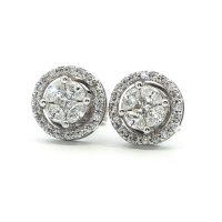 Fehérarany Gyémánt Fülbevaló