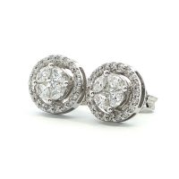 Fehérarany Gyémánt Fülbevaló