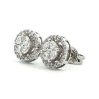 Fehérarany Gyémánt Fülbevaló