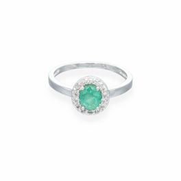 White Gold  Emerald Ring