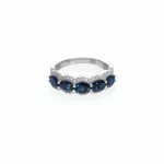 White Gold  Sapphire Ring