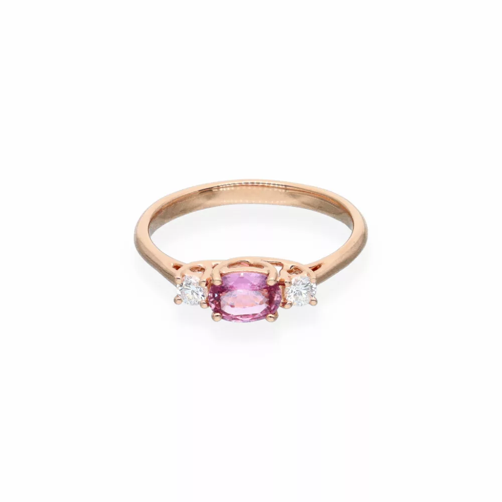 Rosegold Sapphire Ring