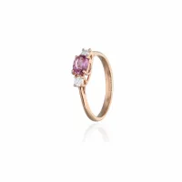 Rosegold Sapphire Ring