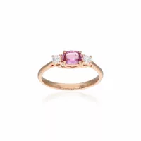 Rosegold Sapphire Ring
