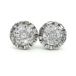 Fehérarany Gyémánt Fülbevaló