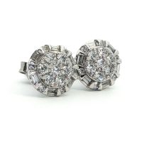 Fehérarany Gyémánt Fülbevaló