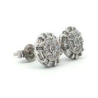 Fehérarany Gyémánt Fülbevaló