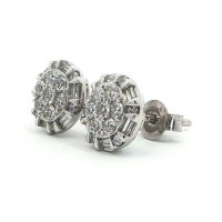 Fehérarany Gyémánt Fülbevaló