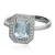Whitegold Aquamarine Ring