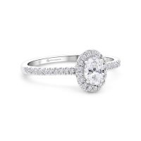 Fehérarany Gyémánt Eljegyzési Gyűrű