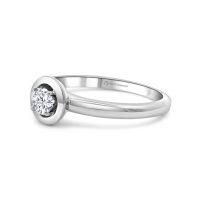 Fehérarany Gyémánt Eljegyzési Gyűrű