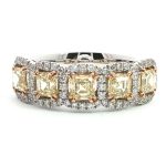 Fehérarany Gyémánt Gyűrű