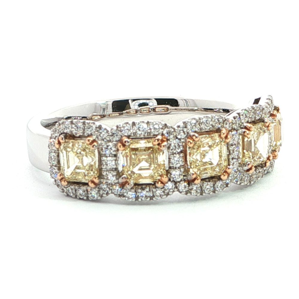 Fehérarany Gyémánt Gyűrű