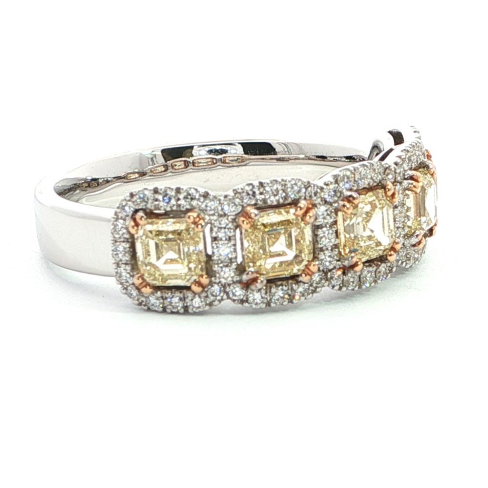 Fehérarany Gyémánt Gyűrű