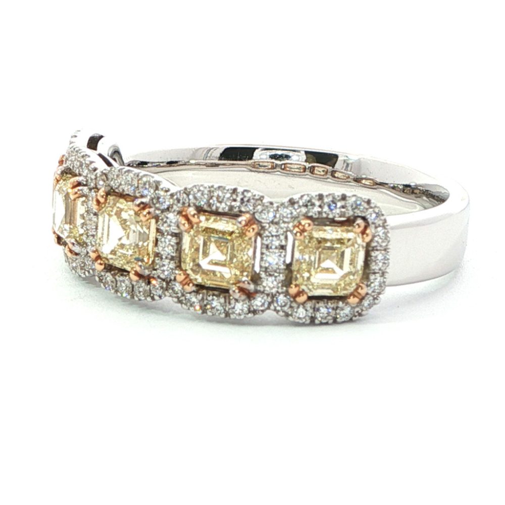 Fehérarany Gyémánt Gyűrű