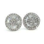 Fehérarany Gyémánt Fülbevaló