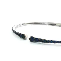 Fehérarany Zafír Karkötő