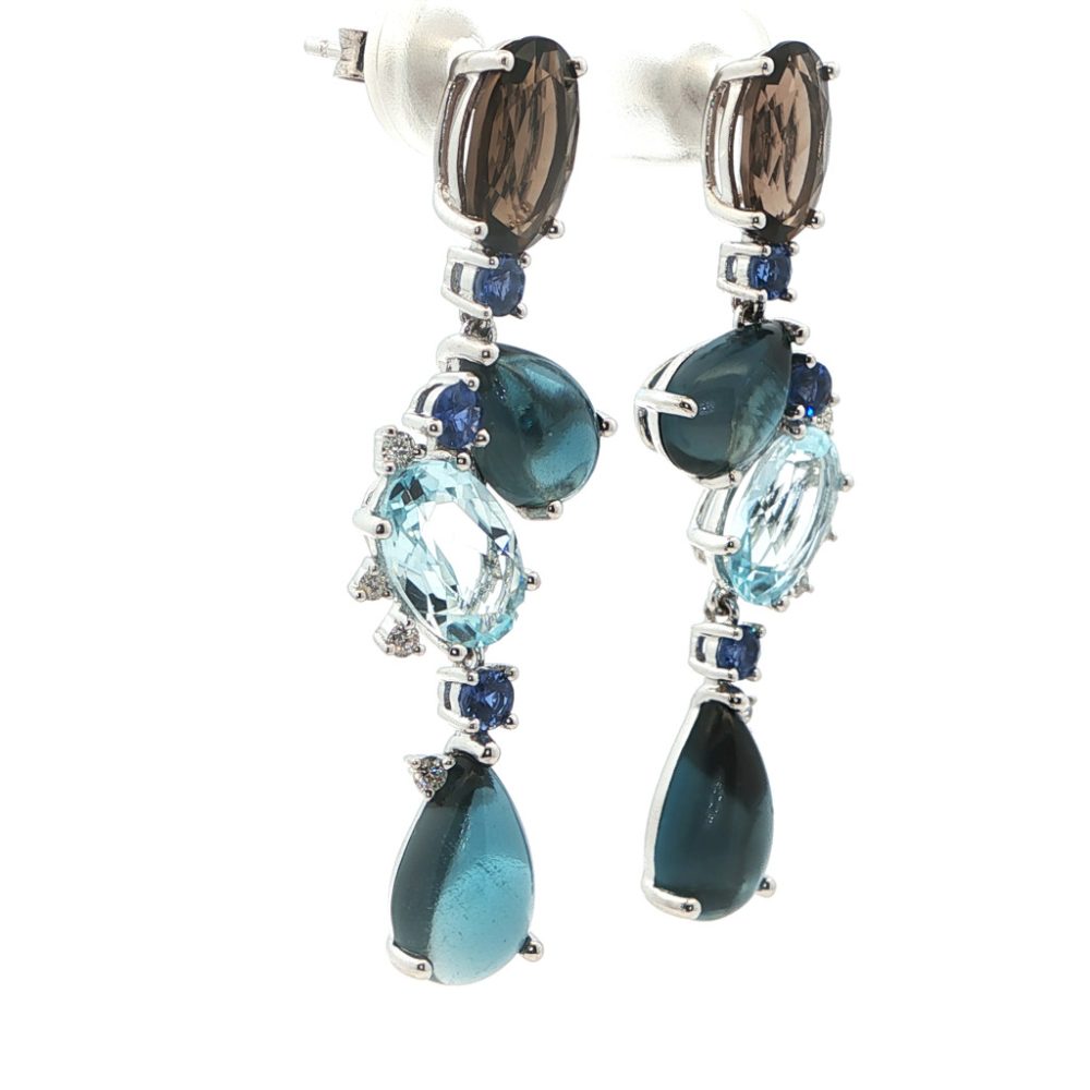 Fehérany Topáz Fülbevaló