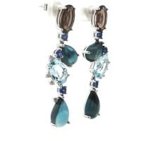 Fehérany Topáz Fülbevaló