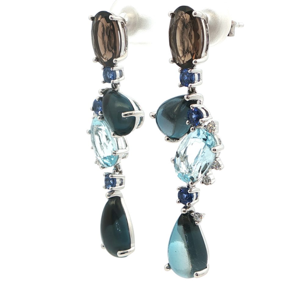 Fehérany Topáz Fülbevaló