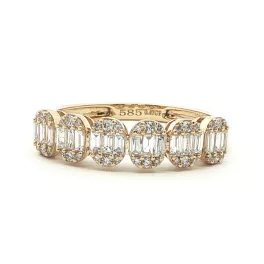 Yellow Gold Diamond Ring 