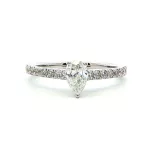 White Gold Diamond Engagement Ring