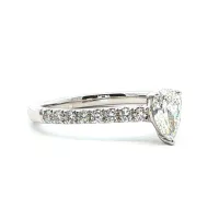 White Gold Diamond Engagement Ring