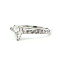 White Gold Diamond Engagement Ring