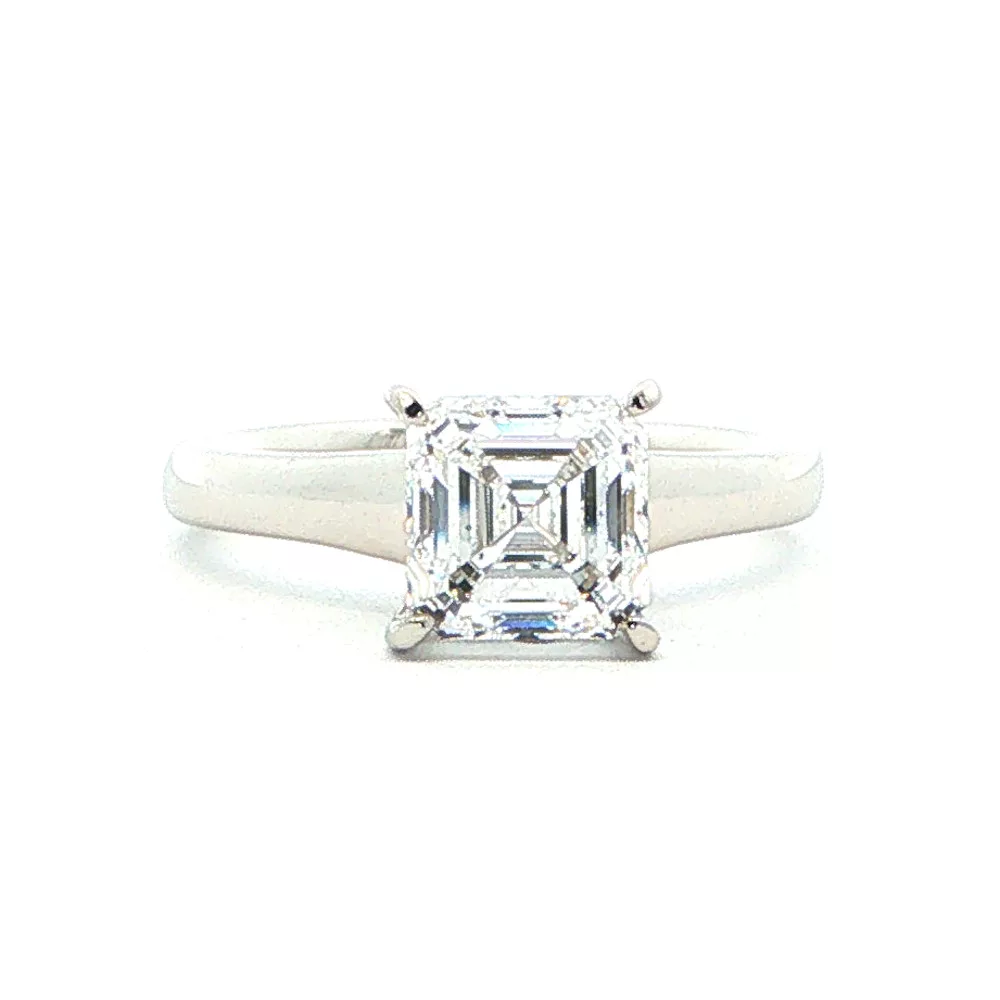 White Gold Diamond Engagement Ring