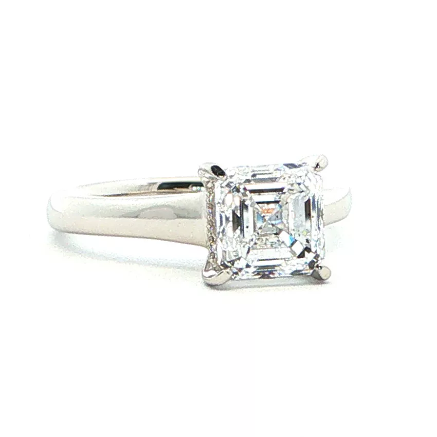 White Gold Diamond Engagement Ring