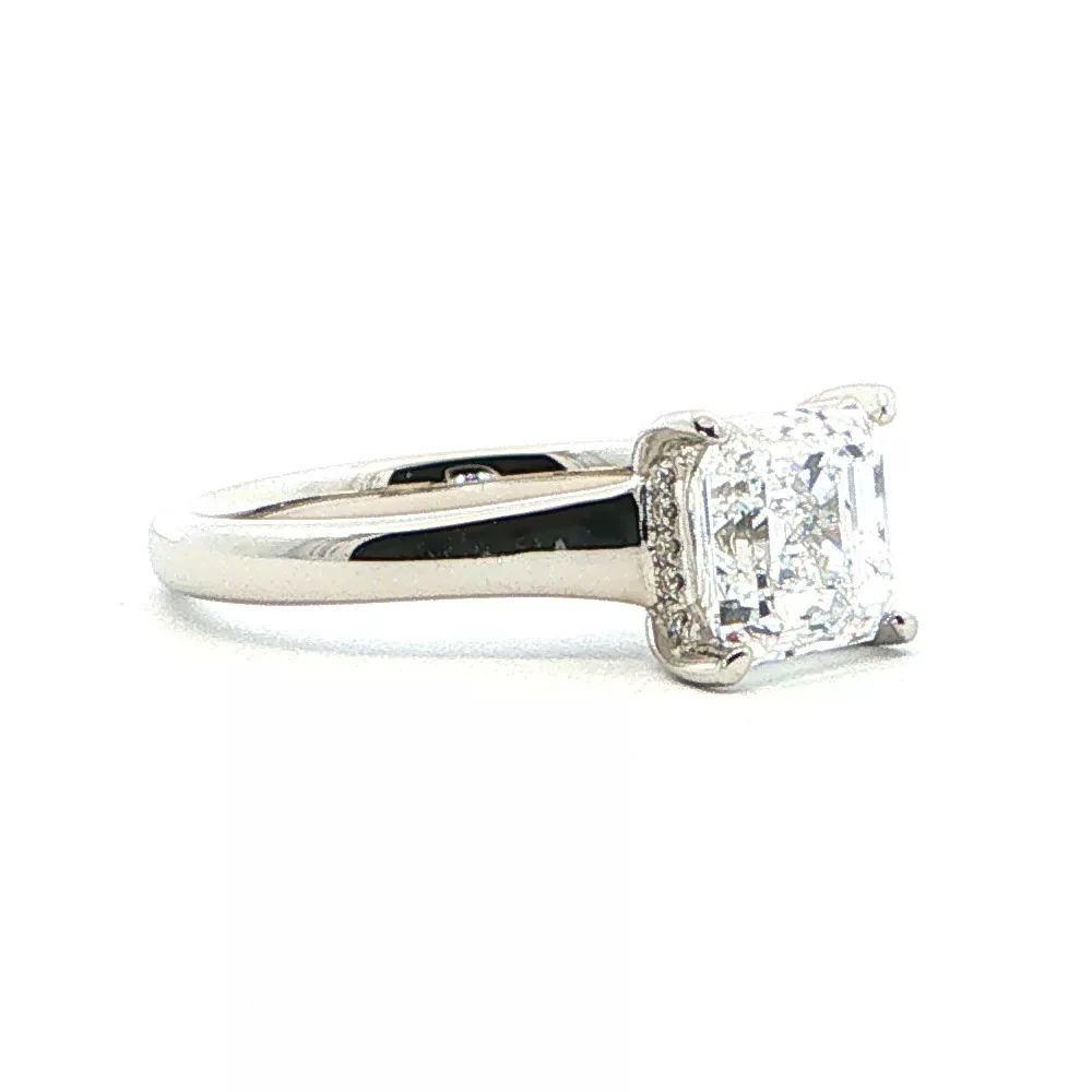 White Gold Diamond Engagement Ring