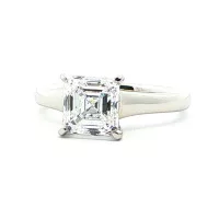 White Gold Diamond Engagement Ring