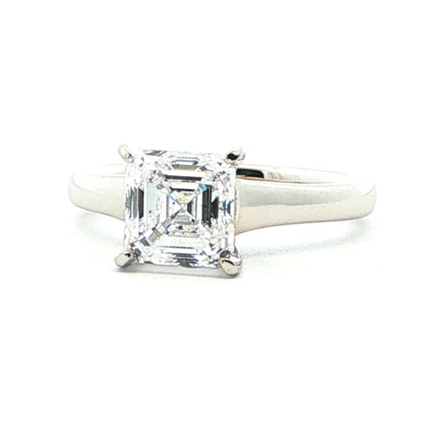 White Gold Diamond Engagement Ring
