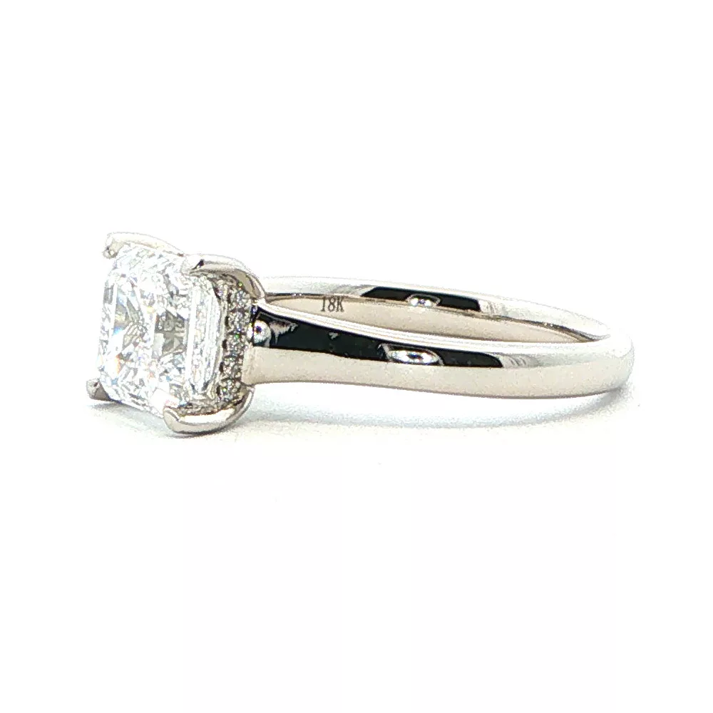 White Gold Diamond Engagement Ring