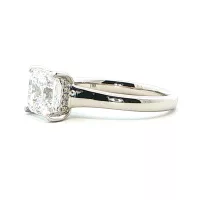 White Gold Diamond Engagement Ring