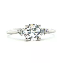 White Gold Diamond Engagement Ring