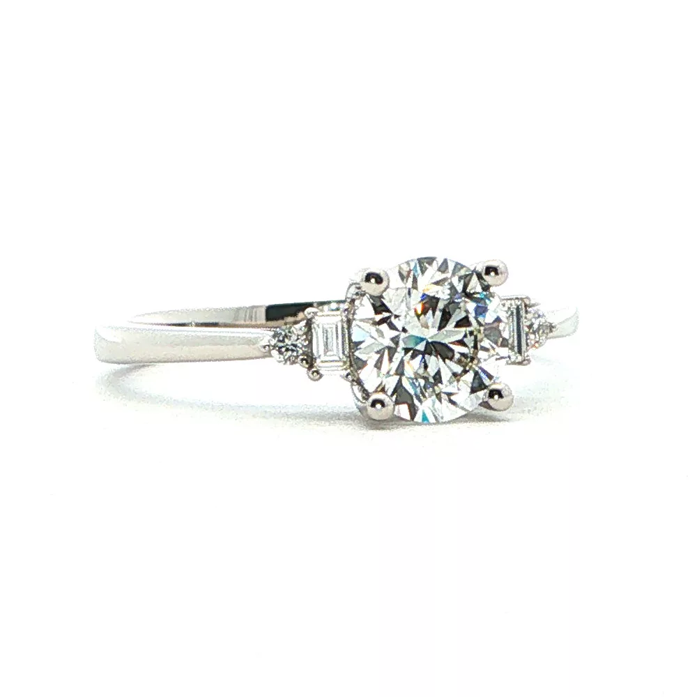 White Gold Diamond Engagement Ring