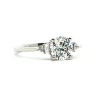 White Gold Diamond Engagement Ring