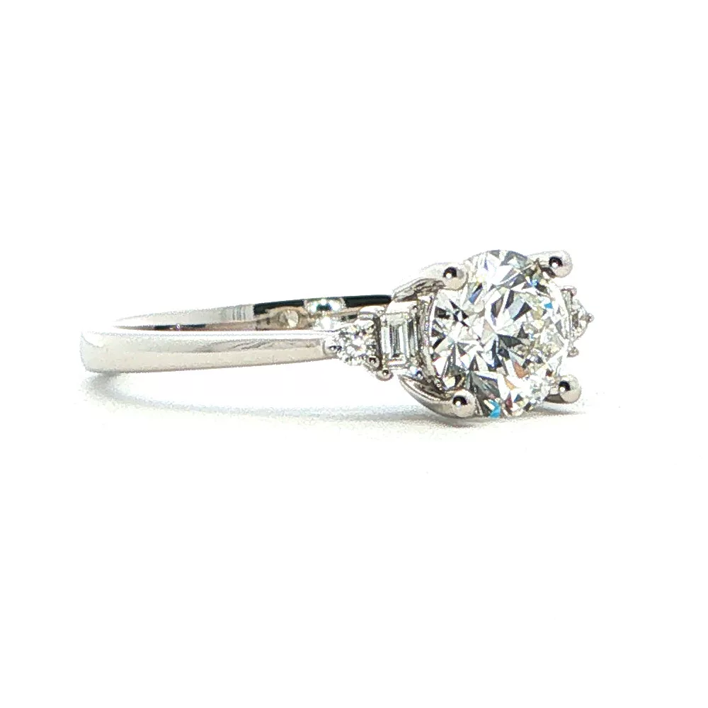 White Gold Diamond Engagement Ring