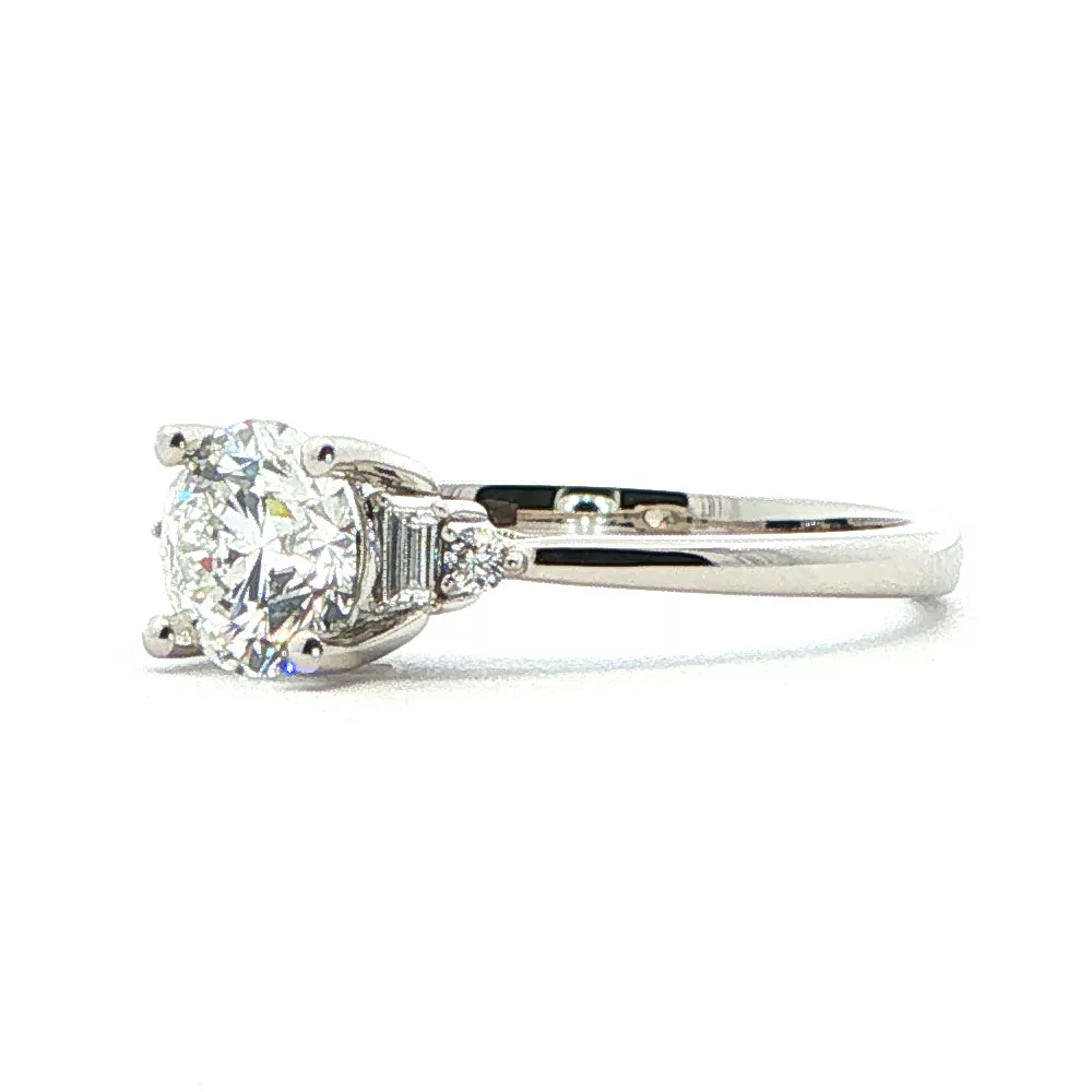 White Gold Diamond Engagement Ring
