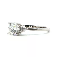 White Gold Diamond Engagement Ring