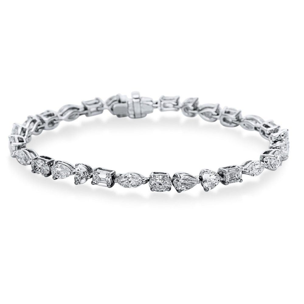 Fehérarany Gyémánt Karkötő