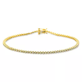 Yellowgold / Whitegold Diamond Bracelets