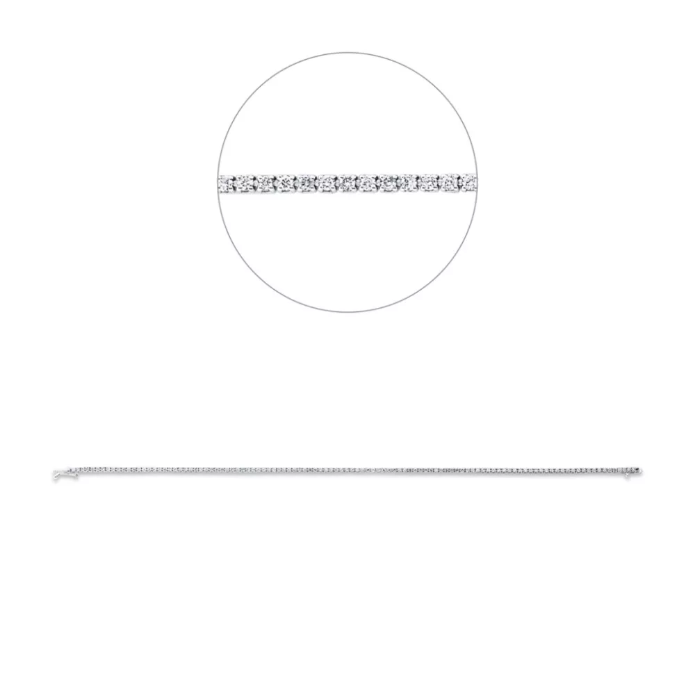 Fehérarany Gyémánt Karkötő