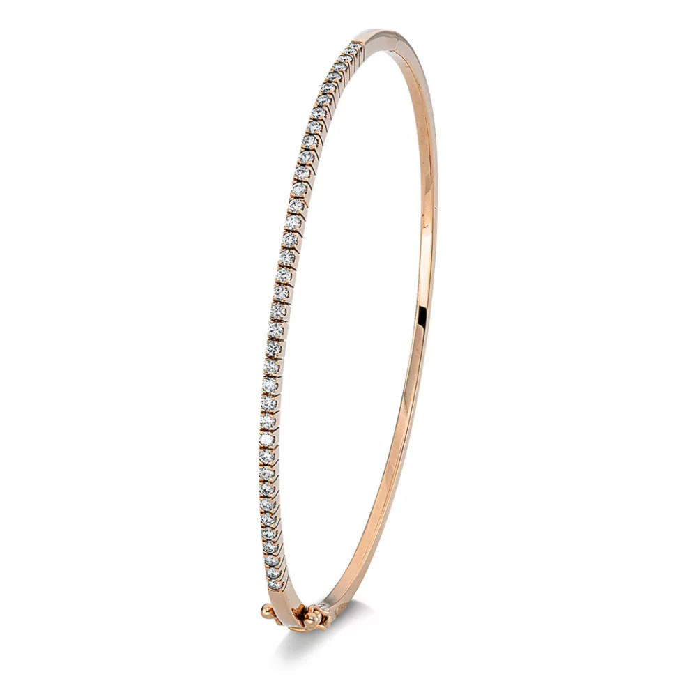 Redgold / Whitegold Diamond Bracelets