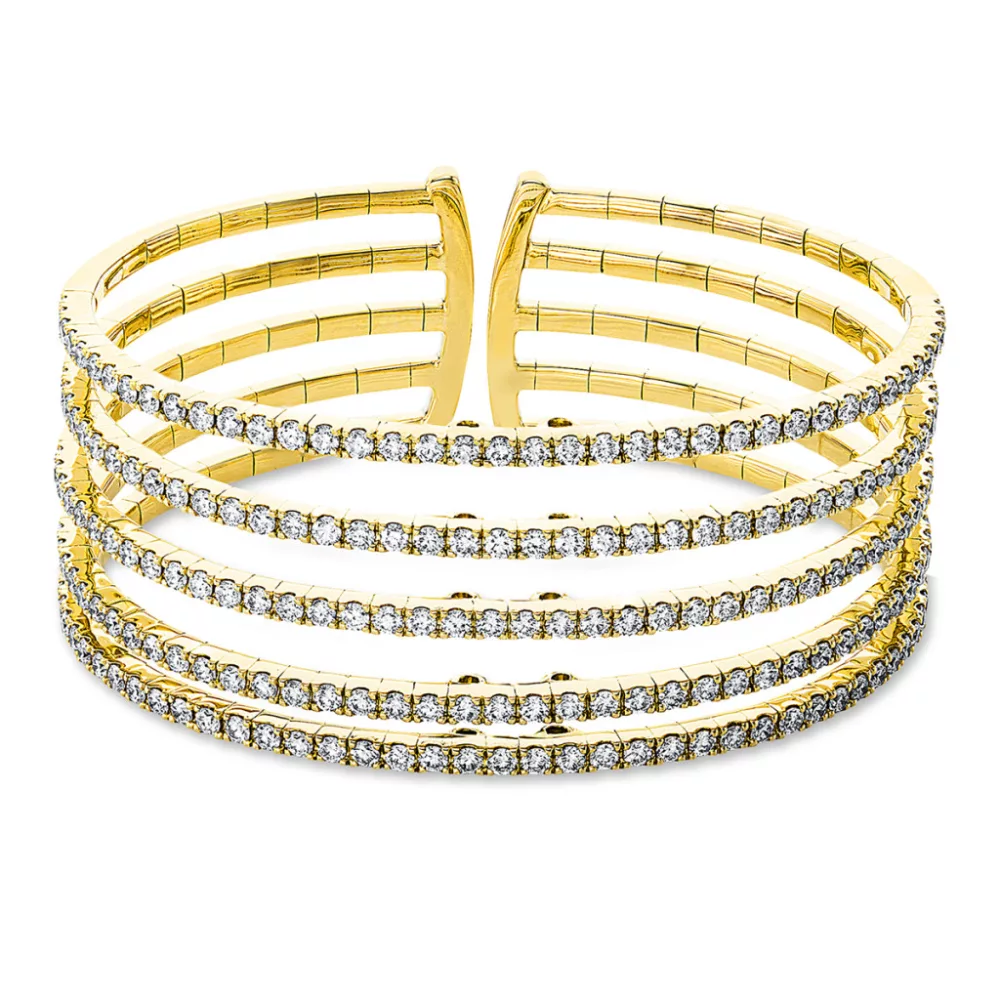 Yellowgold Diamond Bracelets