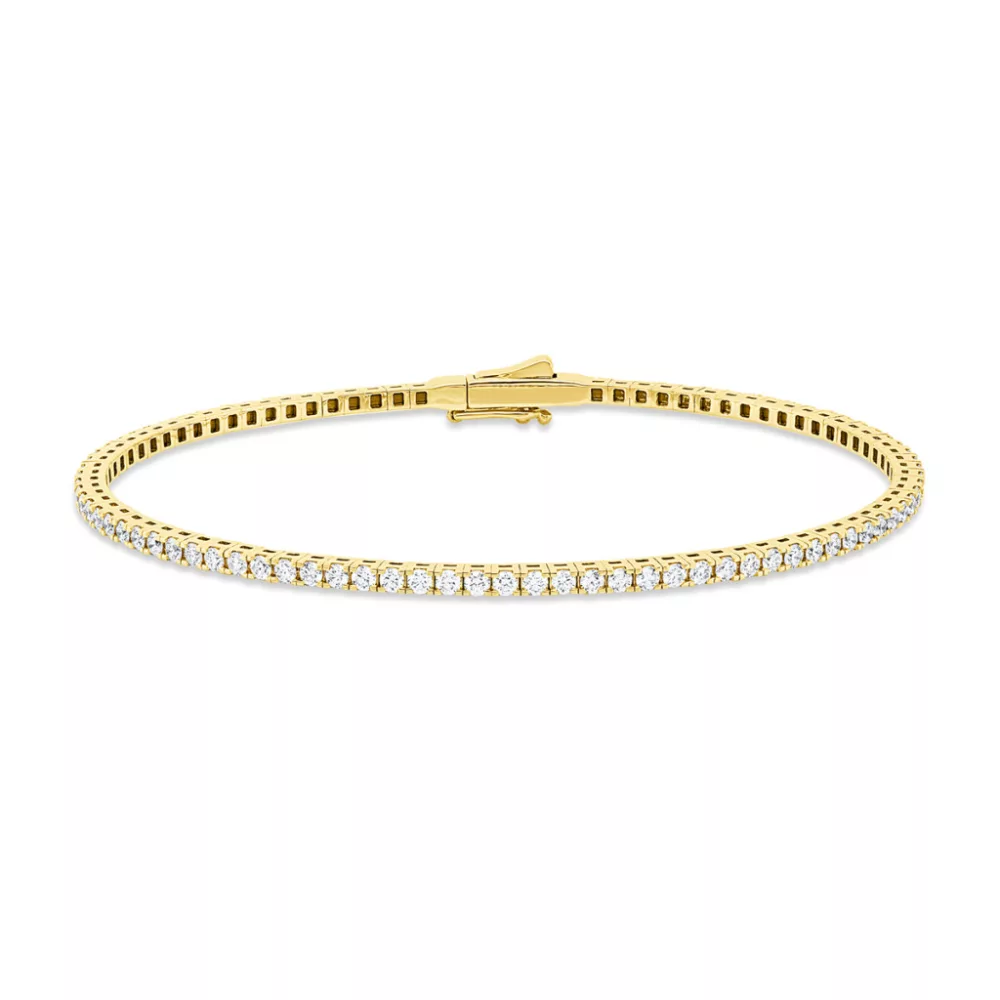 Yellowgold Diamond Bracelets